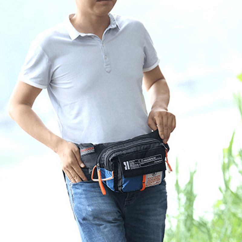 Fashion Sports Bag Waist Bag Waterproof Large Capacity Outdoor Bag for Men - MRSLM