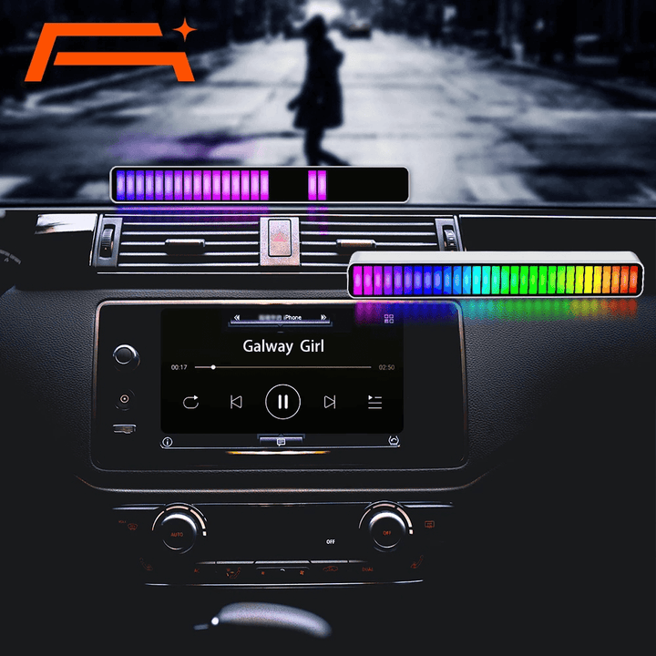 Smart Bluetooth RGB Light APP Control Music Voice Control Magic Rhythm Lights 210 Color Modes Music Mode Ambient Light USB Charging Lamp - MRSLM