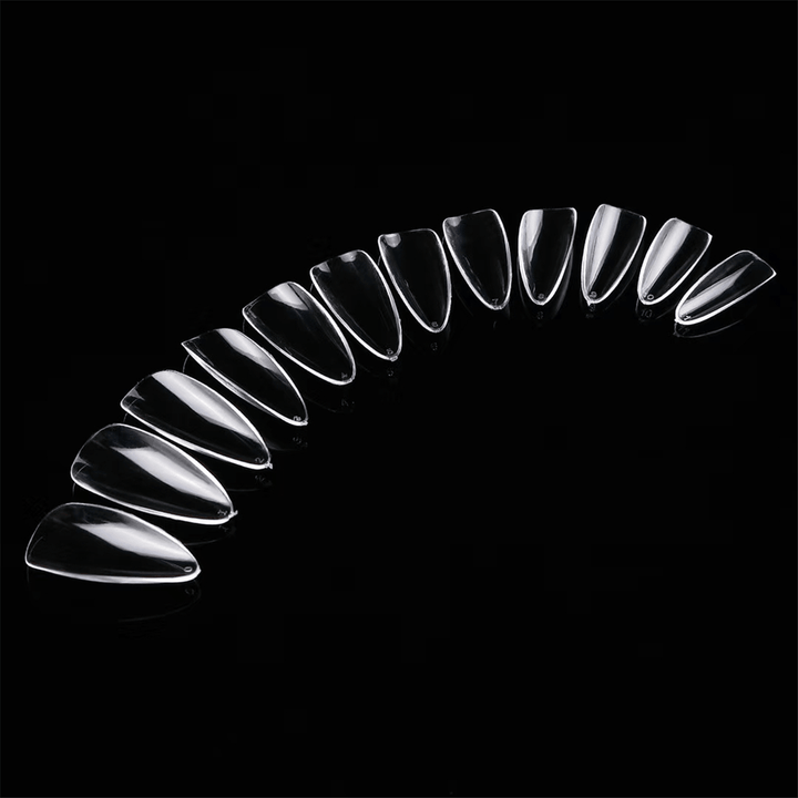 504Pcs Almond Nail Mold Dual-Use Foldable Non-Marking Nail Tips - MRSLM