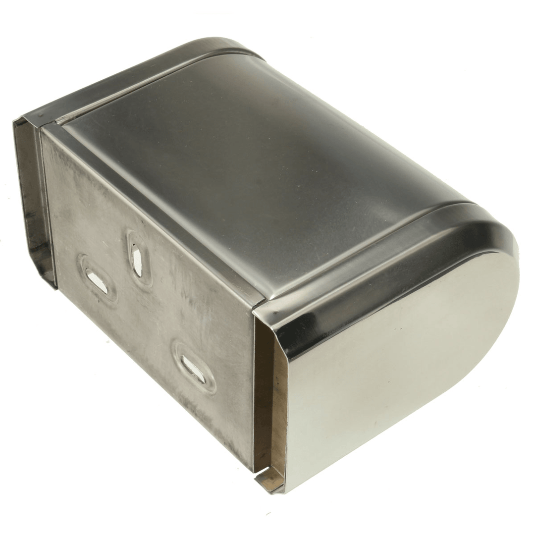 Stainless Steel Chrome Toilet Bathroom Wall Mounted Roll Paper Shelf Holder Tissue Box Holder - MRSLM