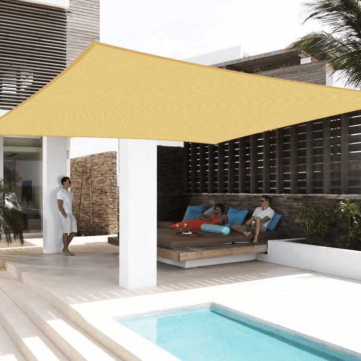 Shade Sail 95% UV Block Top Cover for Outdoor Patio Garden Backyard Awnings for Patio - MRSLM