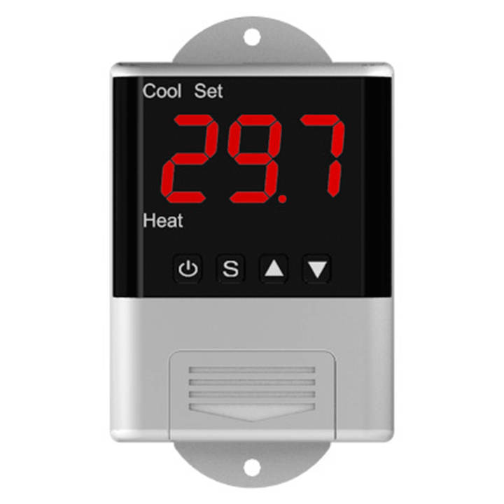 Thermostat Thermoregulator Sensor Microcomputer Temperature Humidity Controller for Incubator Cooling Heating Fridge Fish Pet Reptile Aquarium Fish Tank Incubation - MRSLM