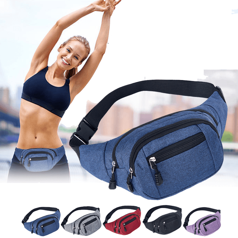 Outdoor Sports Climbing Fitness Running Waist Bag Waterproof Large Capacity Bag - MRSLM