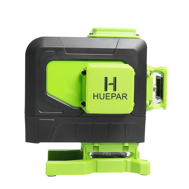 Huepar 903DG 12 Lines 3D Cross Line Laser Level Multifunction Green Beam Line with Remote Control for Tiles Floor - MRSLM