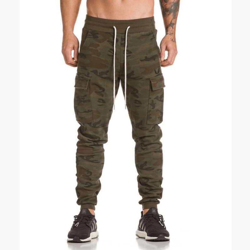 Sports Casual Pants Camouflage Fitness Training Slim - MRSLM