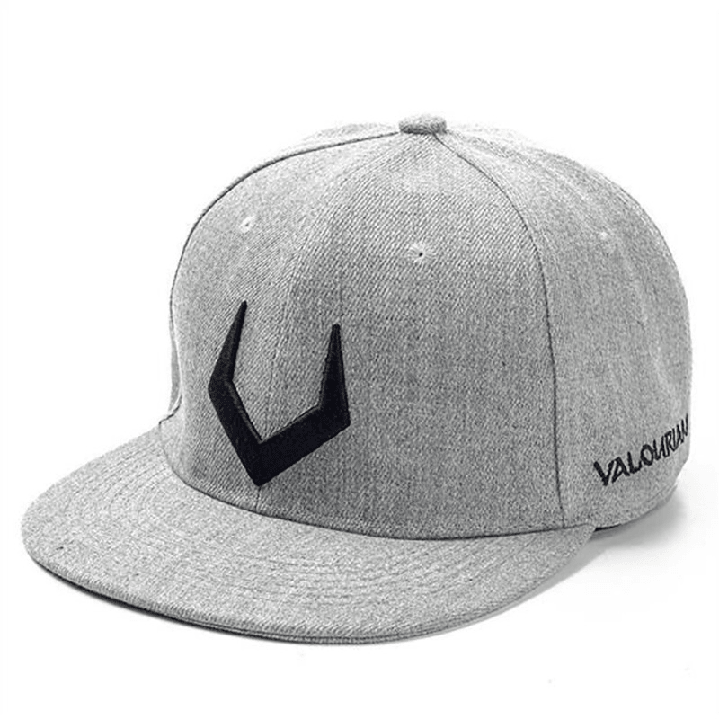 New Hat Male Hip-Hop Korean Alphabet Embroidery Baseball Cap Trendy All-Match Street Flat-Edge Sunscreen - MRSLM