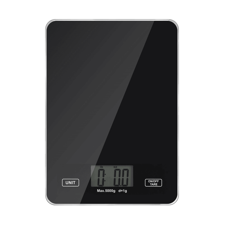 DIGOO DG-TGK1 Digital Kitchen Toughened Glass Scale 1G/5Kg Food Scale Ultra Slim Tempered Glass LCD Display Kitchen Baking Mesuring Tool - MRSLM