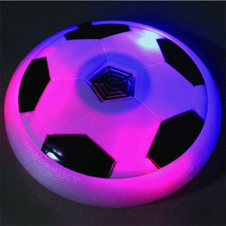 Electric Floating Football Universal Colorful Lights Air-Cushion Indoor Outdoor Suspension Soccer - MRSLM