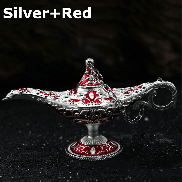 Aladdin Magic Genie Light Oil Lamp Pot Mini Legend Light Stunning Home Decorations - MRSLM