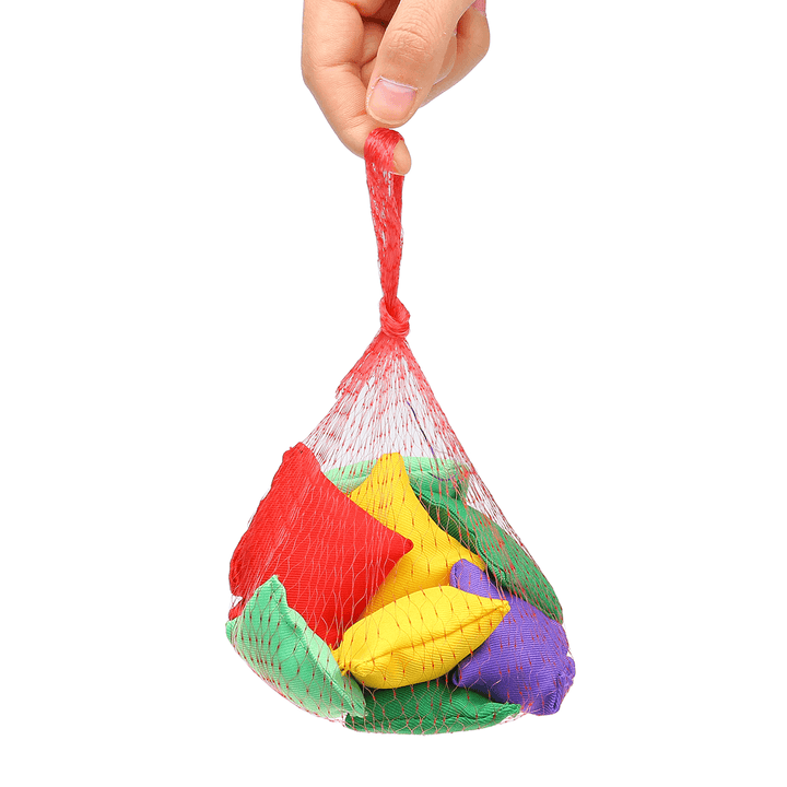 10 Pcs Nylon Bean Bags Children Family Throwing Sandbag Ball Camping Gargen Sport Game - MRSLM