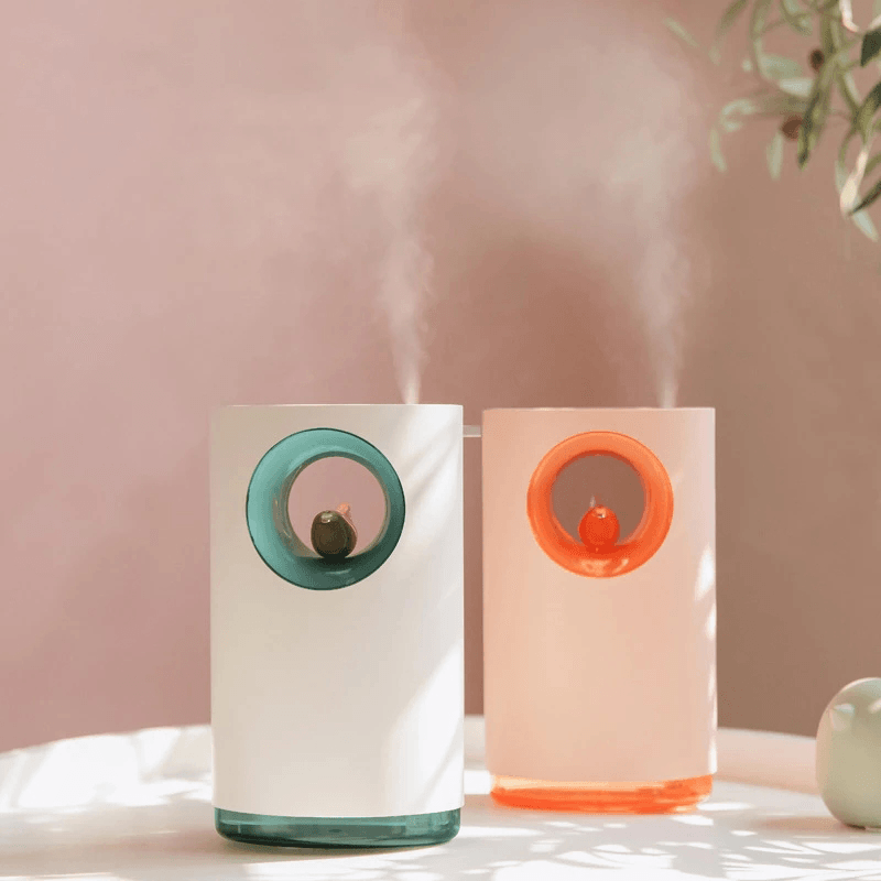 Music Air Humidifier Night Light Relieve Nature Bird Song 400ML USB Aroma Essential Oil Diffuser Lamp Humidificador Atomizer for Office Home - MRSLM