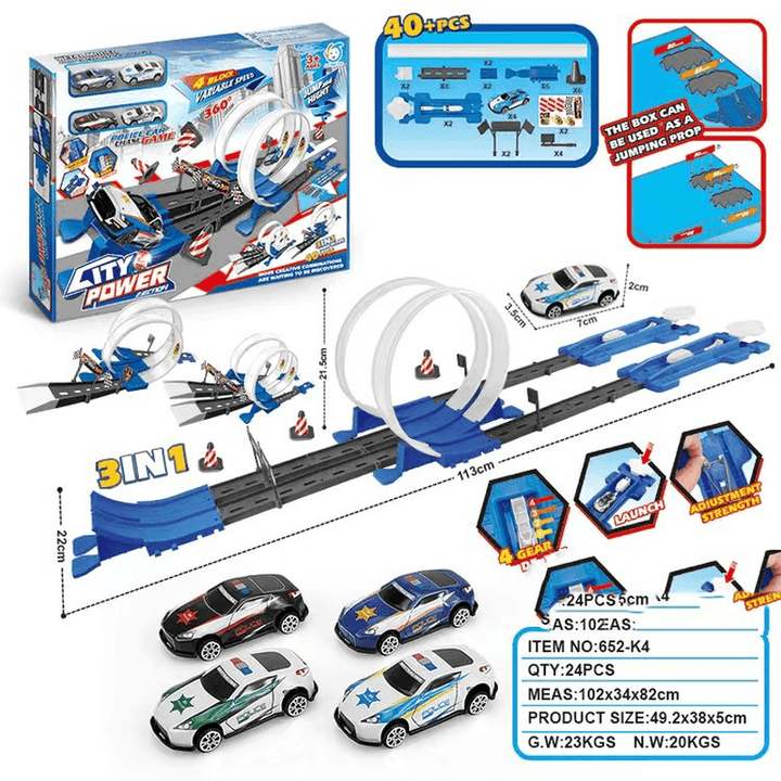 Alloy Racing Track Catapult Car Boy - MRSLM