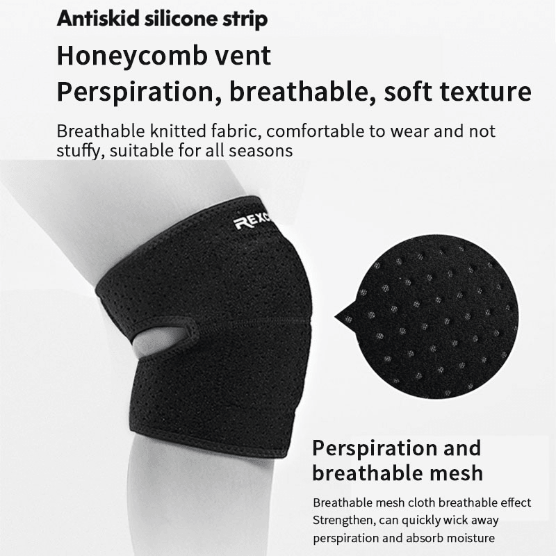 Single Shipment Men Sports Kneepads Running Pressurized Breathable Cycling Climbing Thicken EVA Cushion Protection Pads - MRSLM