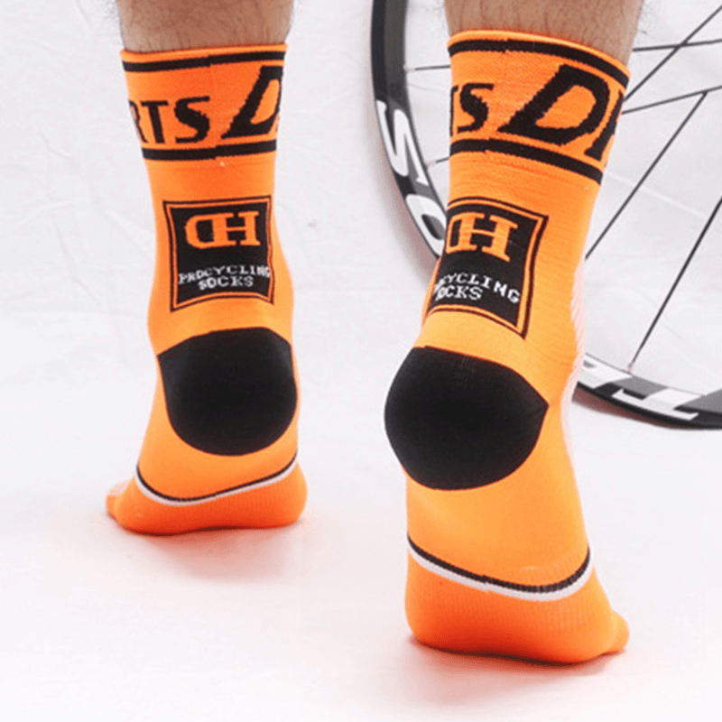 DH Sports Mens Womens Cycling Cushion Crew Sock - MRSLM