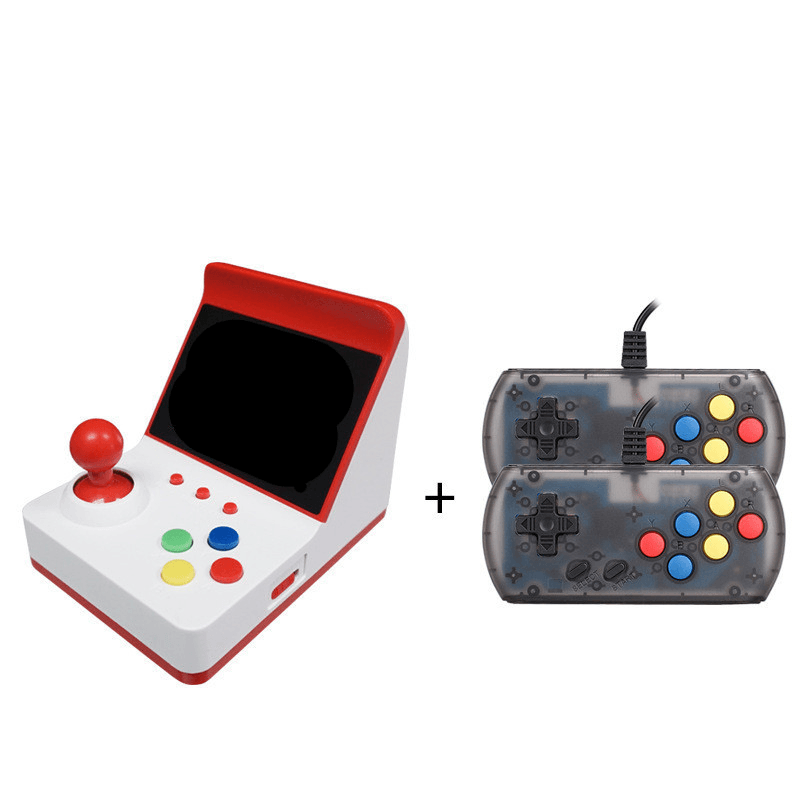 A6 Handheld Game Console Mini Retro FC Red and White Machine - MRSLM