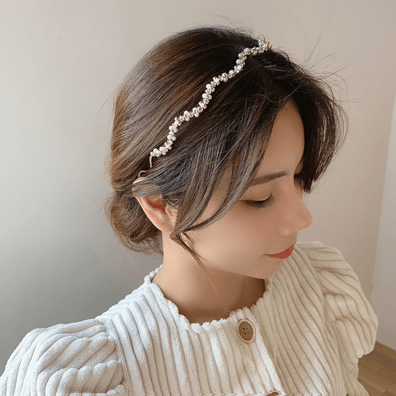 New Korean Girl Face Wash Hair Band Retro French Hairband - MRSLM