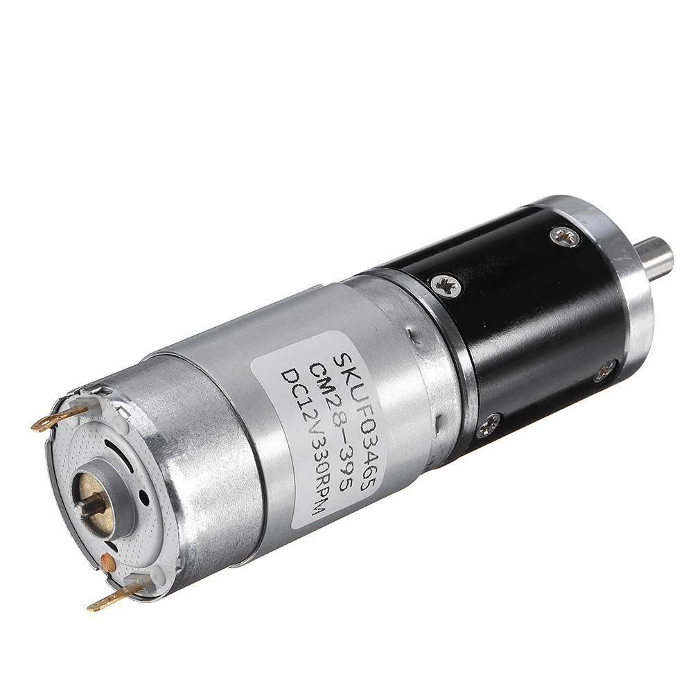 CM28-395 Gear Motor DC6-24V 330RPM Rated Speed DC Gear Reduction Motor - MRSLM