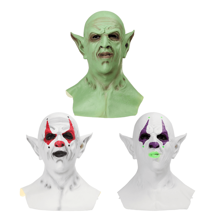 Halloween Imp Mask Headgear Demon Clown Vampire Orc Mask - MRSLM