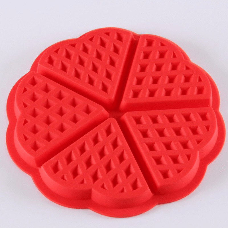 Heart Love Shape Silicone Waffle Mold Mould Cake Baking Mold - MRSLM