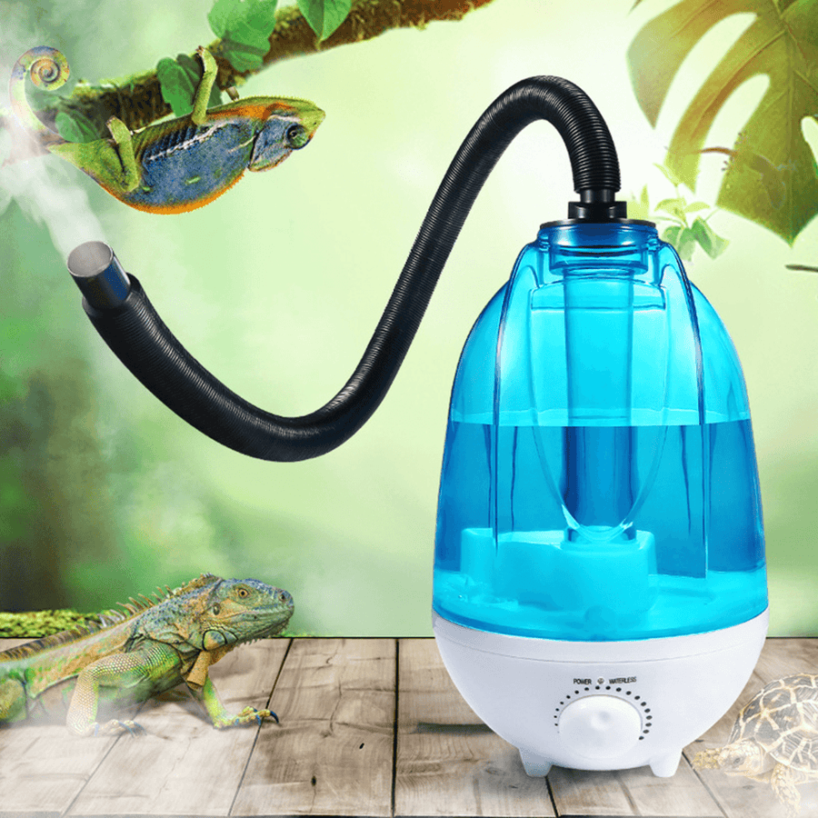 3L Reptile Terrarium Tank Humidifier Fog Generator Fogger Vaporizer 110-220V - MRSLM