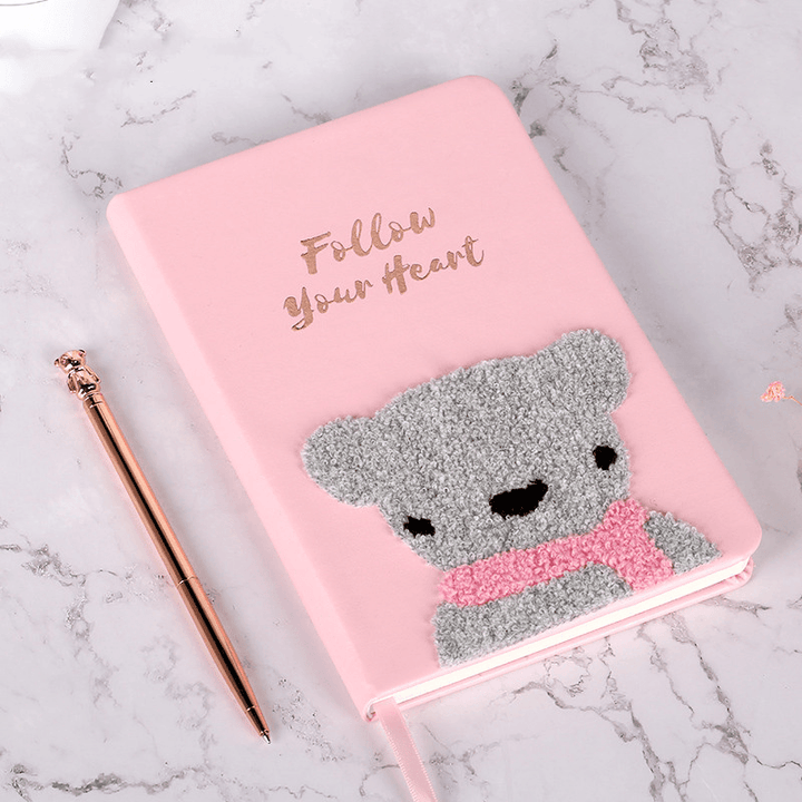 Bear Doll Girl Gift A5 Notebook Thermos - MRSLM