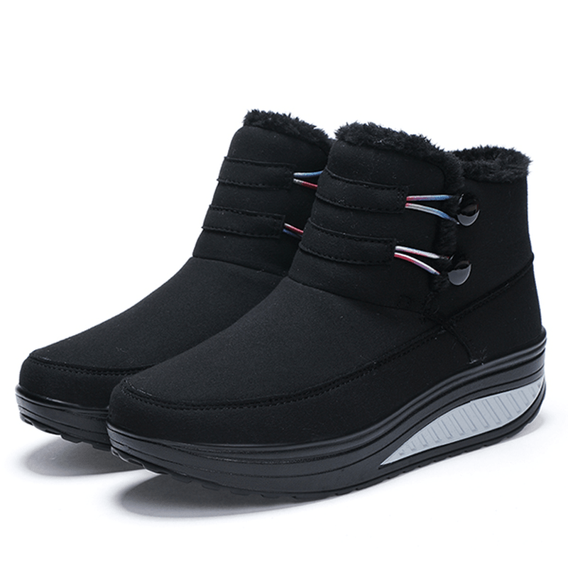 Women Winter Slip on Keep Warm Boots - MRSLM