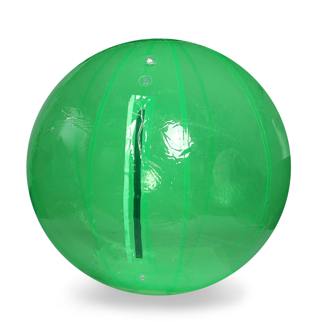 2M/6.6Ft Inflatable Float PVC Ball Soft Water Walking Ball with Zipper Swimming Pool Rolling Dance Ball Water Play Toys Kids Adult Green for Outdoor Water Sports Maxload 150KG - MRSLM