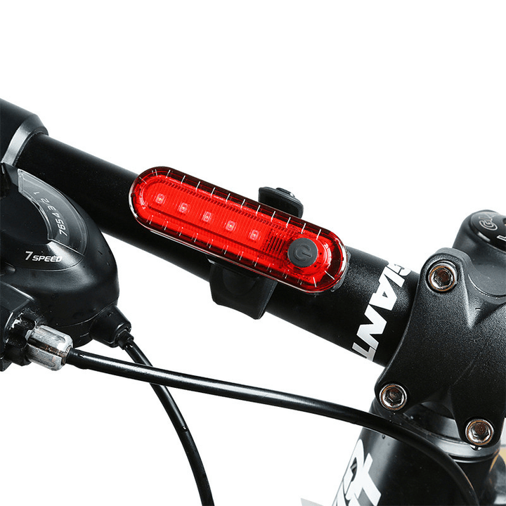 XANES® Bike Taillight Portable Super Bright 4 Modes USB Rechargeable Safety Warning Rear Light for MTB Road Bicycle - MRSLM