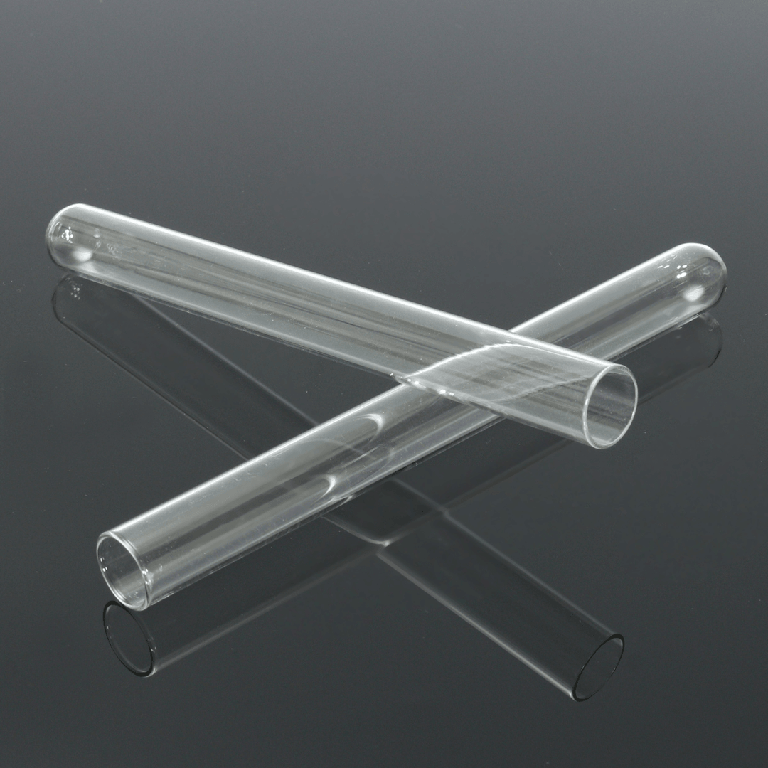 5Pcs Transparent Lab Borosilicate Glass Test Tube in Diffrent Size for Laboratory - MRSLM