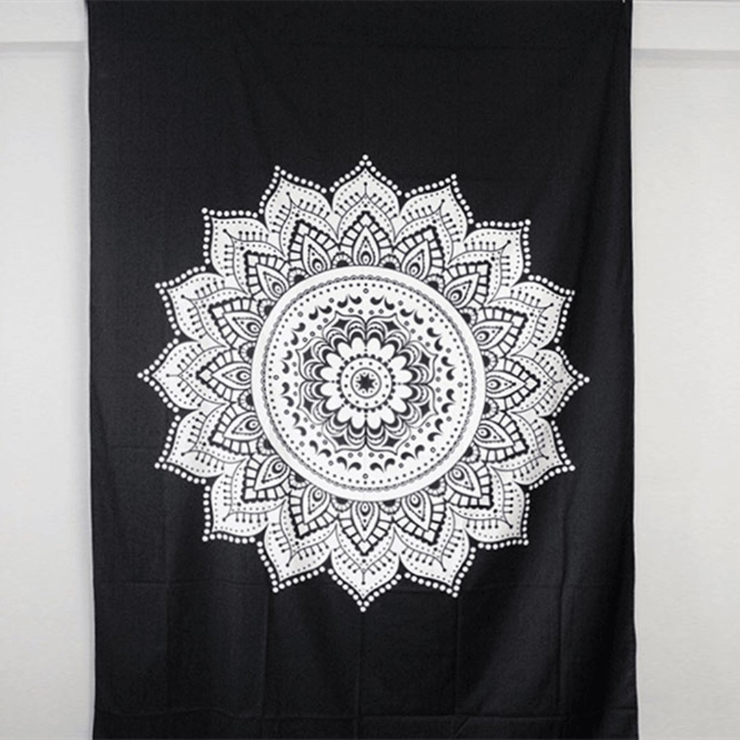 Indian Ethnic Dorm Decor Wall Hanging Hippie Mandala Tapestry Bohemian Bedspread Decorations - MRSLM