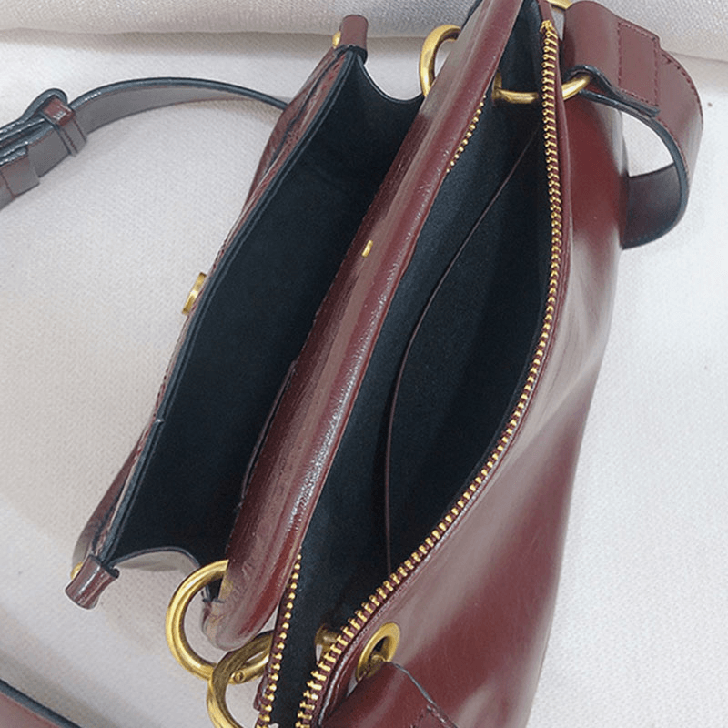 Women Fashion 3Pcs Argyle Solid Shoulder Bag Crossbody Bag - MRSLM