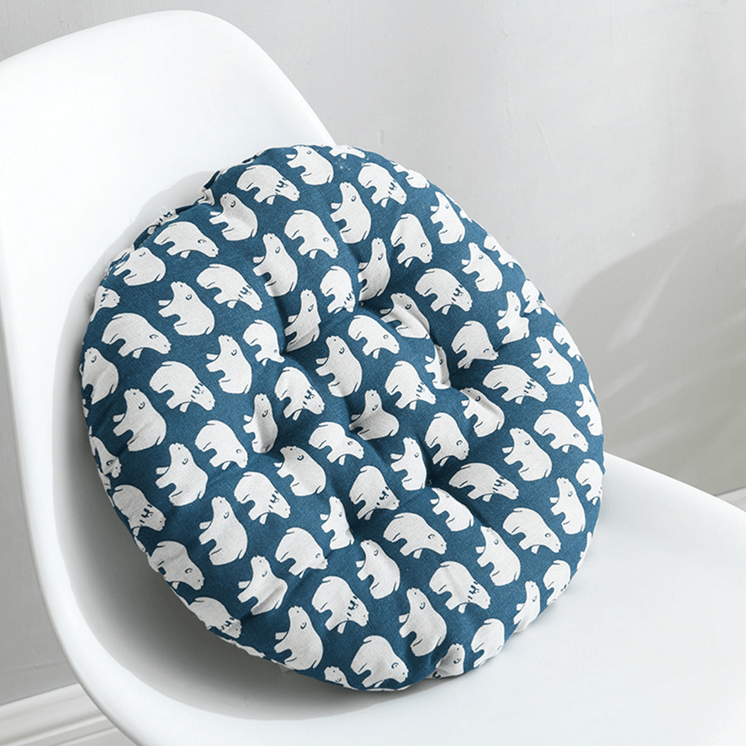 45*45Cm round Chair Seat Back Cushions Pad Sofa Pillow Home Office Decorations - MRSLM