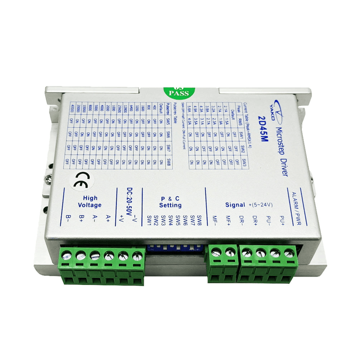 YAKO 2D45M 2 Phase Stepper Motor Driver 32-Bit DSP Control Stepper Motor Driver - MRSLM