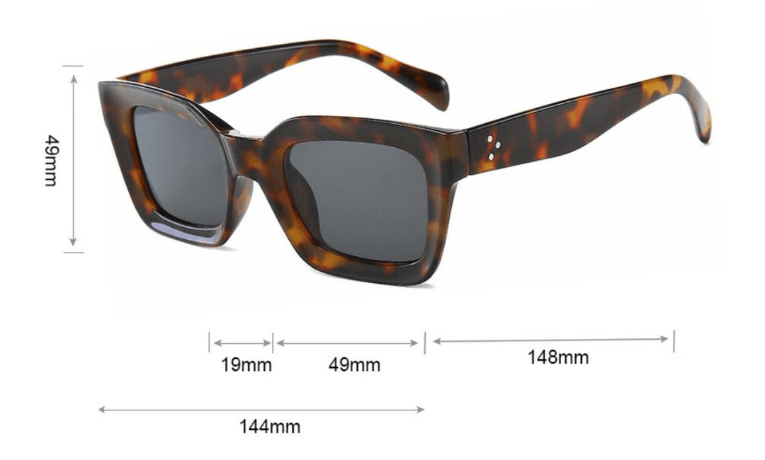 Fashion Retro Simple Square Sunglasses - MRSLM