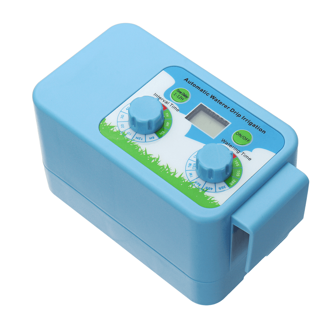 Automatic Drip Irrigation Watering Timer System Interval Garden LCD Controller - MRSLM