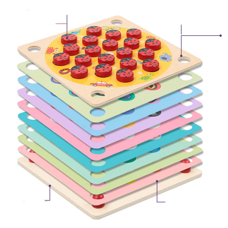 Logical Thinking Training of Children'S Scarab Memory Chess - MRSLM