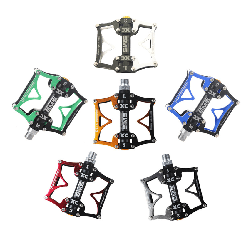 SHANMASHI Aluminum Alloy Bike Bicycle Pedal Ultralight Professional 3 Bearing Mountain Bike Pedal - MRSLM