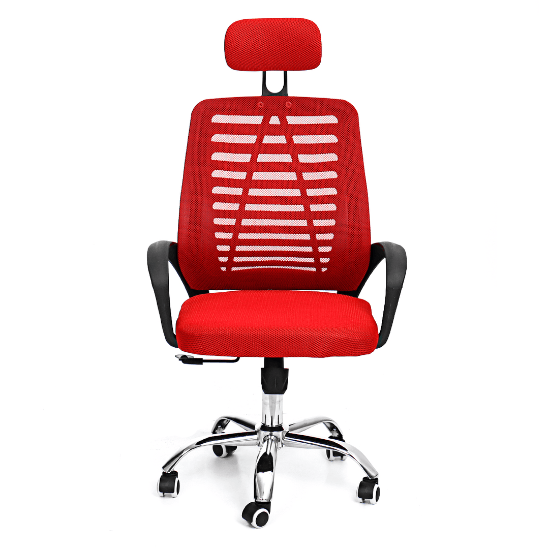 Ergonomic Office Chair with Rocking Funtion Sponge Cushion High-Back Comfortable Mesh for Home Office - MRSLM