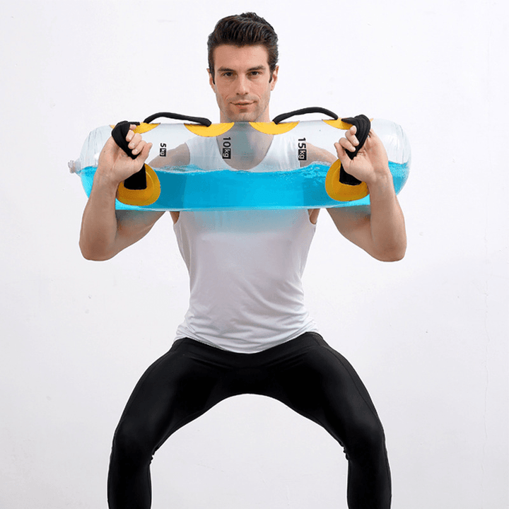 KALOAD Weight Lifting Bag Water Injection Power Bag Adjustable Weight Duty Core Training Equipment Fitness Sport Home Gym - MRSLM