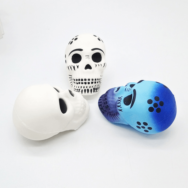 Funny Skull Scented Charm Slow Rising Children Interesting Anti-Stress Toys Squeeze Toys - MRSLM