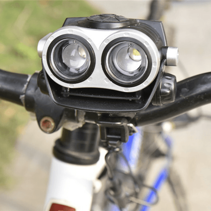 XANES DL11 1200LM 2T6 LED Bike Bicycle Front Light Zoomable Cycling Motorcycle Electiric Scooter Waterproof Headlamp - MRSLM