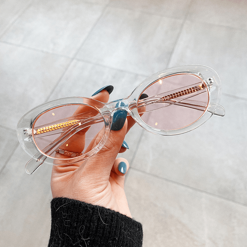 Small Frame Sunglasses Women Oval Frame - MRSLM