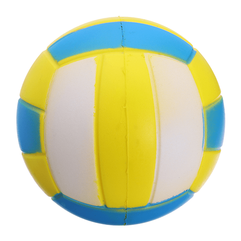 Jumbo Football Volleyball Squishy Slow Rising Cute Phone Straps Sport Ball Fun Kid Toy - MRSLM