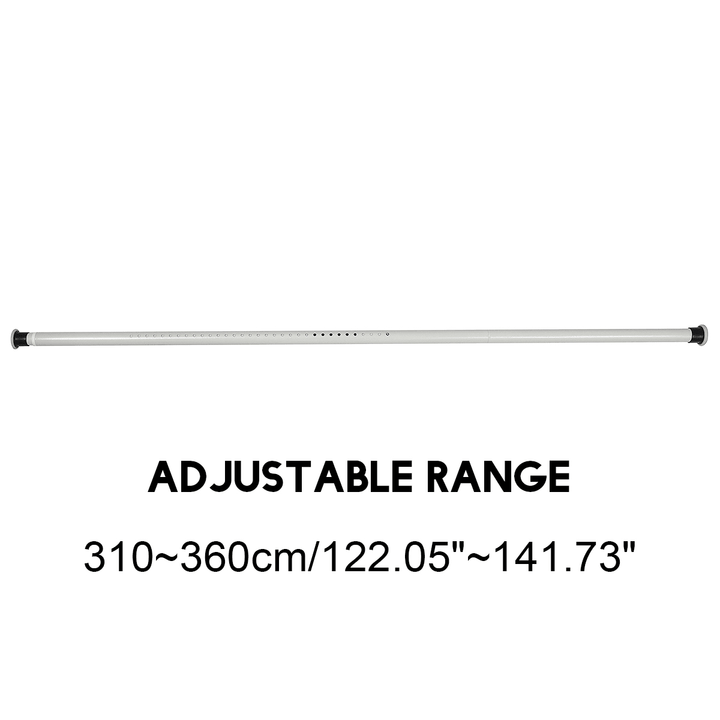 70-410CM Extendable Shower Curtain Pole Rail Telescopic Clothes Curtain Rod Pole - MRSLM