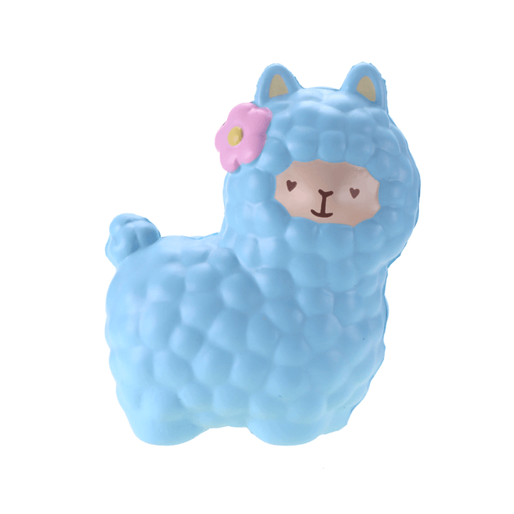 Vlampo Squishy Alpaca 17X13X8Cm Licensed Slow Rising Original Packaging Collection Gift Decor Toy - MRSLM