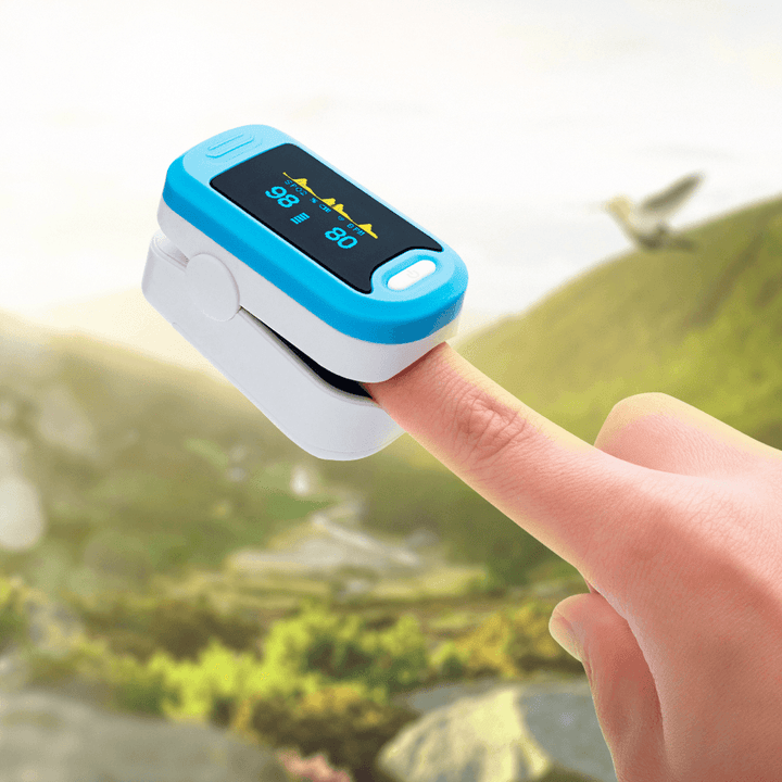 BOXYM YK-81A OLED Portable Finger-Clamp Pulse Blood Oximeter Monitor Spo2 Blood Oxygen Saturometro Pulse Oximetro Monitor - MRSLM