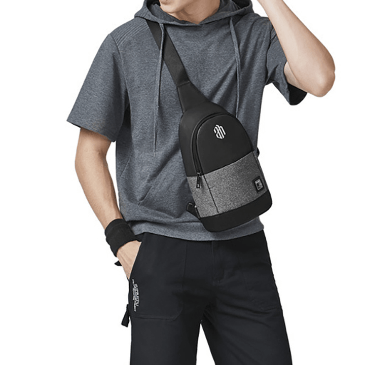 Men Polyester Leisure Sport Outdoor Bag Crossbody Bag - MRSLM