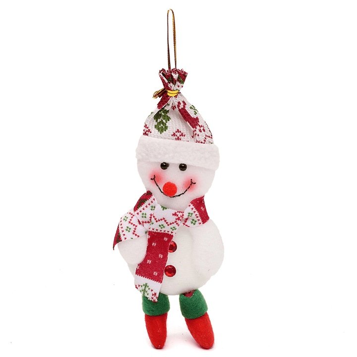 Snowman Bear Elk Ornament Christmas Classical Tree Decoration Home Decor - MRSLM