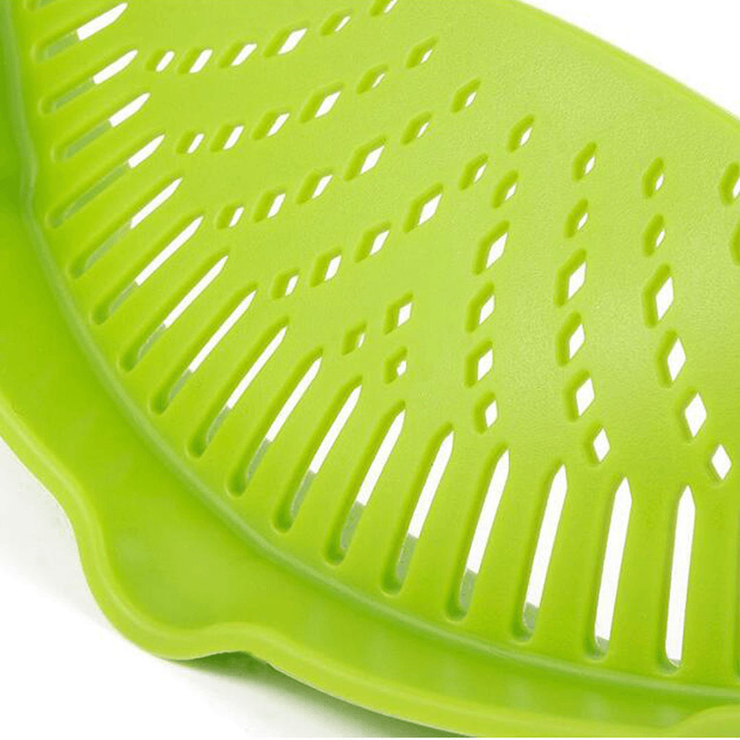 Ipree® Durable Silicone Pan Strainer Colanders Wash Fruit Vegetables Pasta Kitchen Tools Gadgets Wash Bag - MRSLM