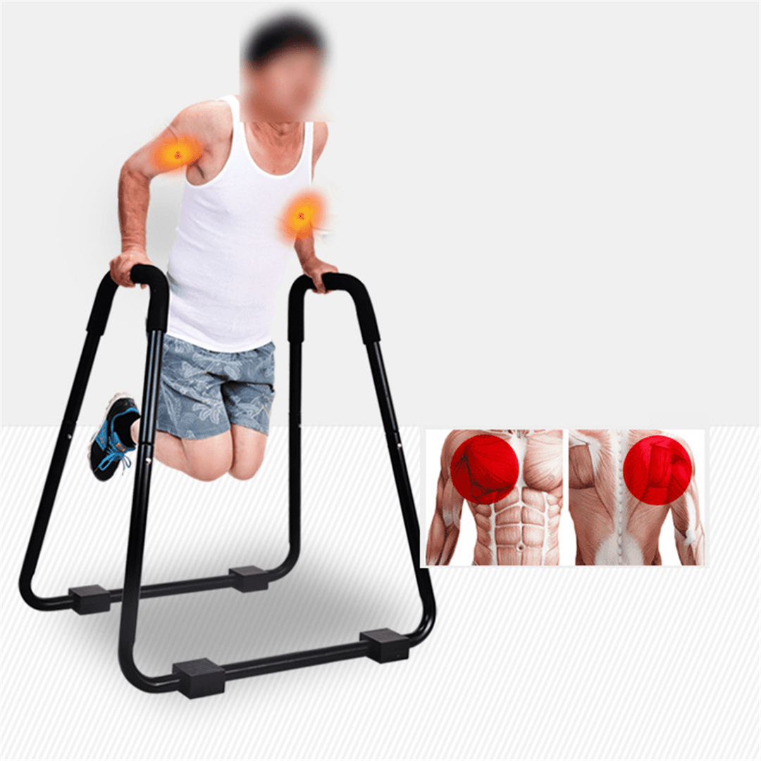 Max Load 250KG Dip Bar Pull up Stand Chin-Up Upper Body Gym Sport Fitness Equipment Exercise Tools - MRSLM